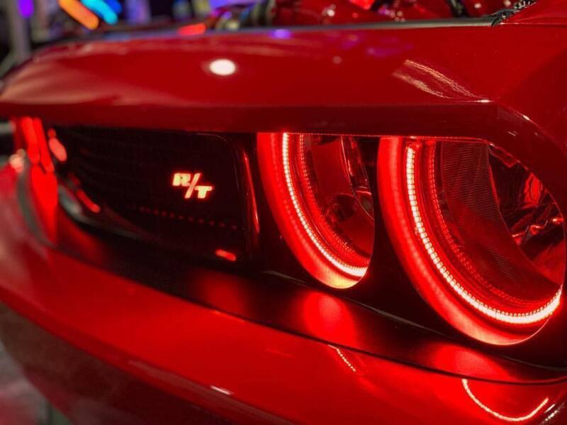 Dodge Challenger Surface Mount Halo Kit - Headlight - ORACLE Lighting - Surface Mount Dynamic ColorSHIFT - Dynamic ColorSHIFT - `08-`14