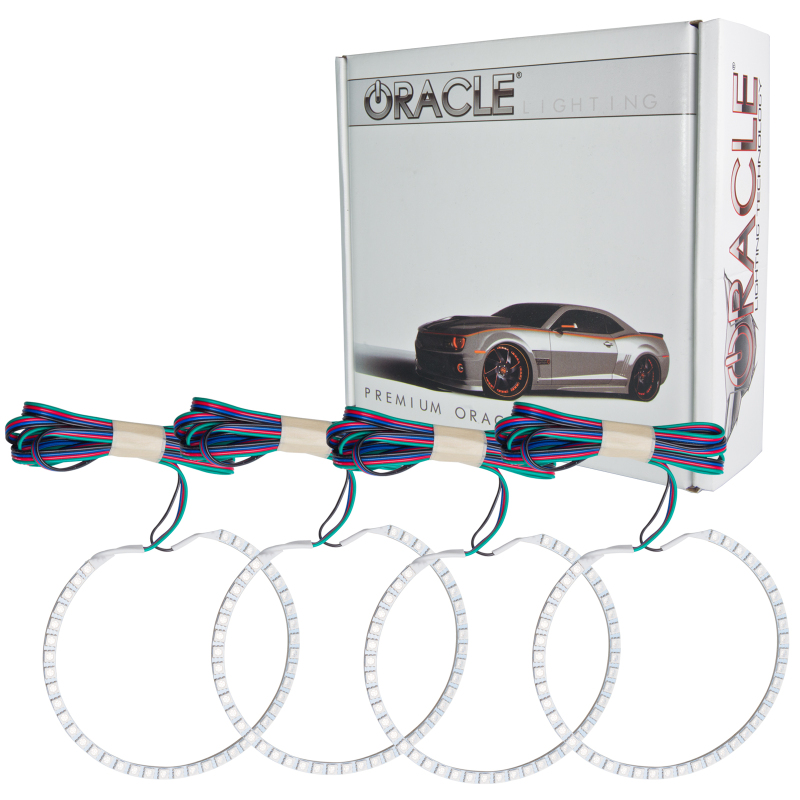 Chevrolet Camaro Non-RS Headlight Halo Kit - Front - ORACLE Lighting - Dual Halo Kit Round Style - ColorSHIFT - `14-`15