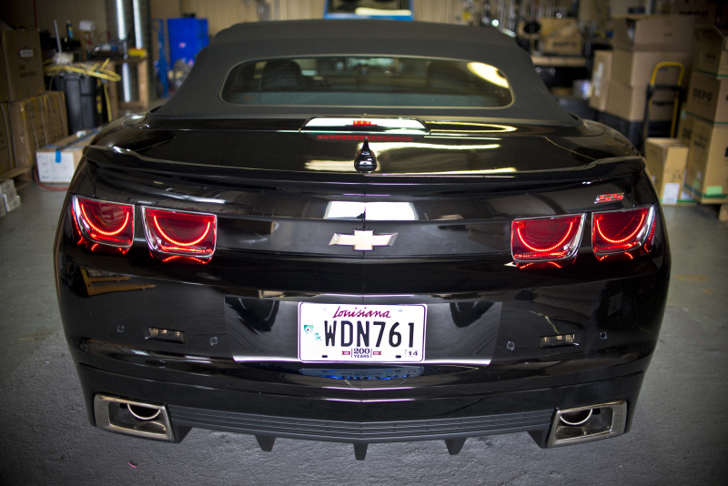 Chevrolet Camaro LED Tail Light Halo Kit - Rear - ORACLE Lighting - Afterburner - Red - `10-`13