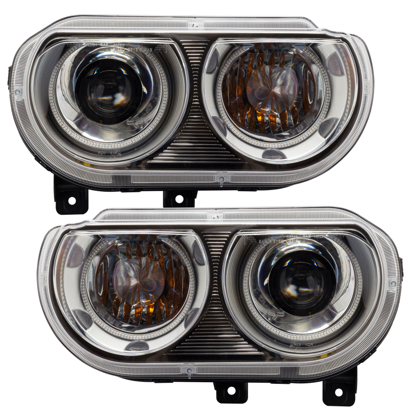 Dodge Challenger Headlight Assemblies - ORACLE Lighting - SMD, HID Style - White - `08-`14