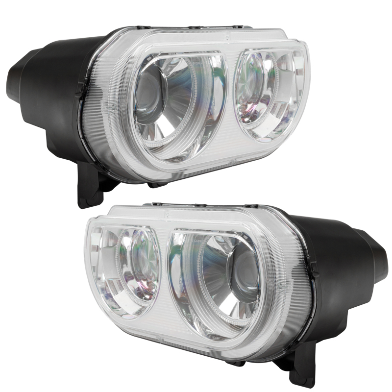 Dodge Challenger Headlight Assemblies - ORACLE Lighting - HID Style - ColorSHIFT - `08-`14