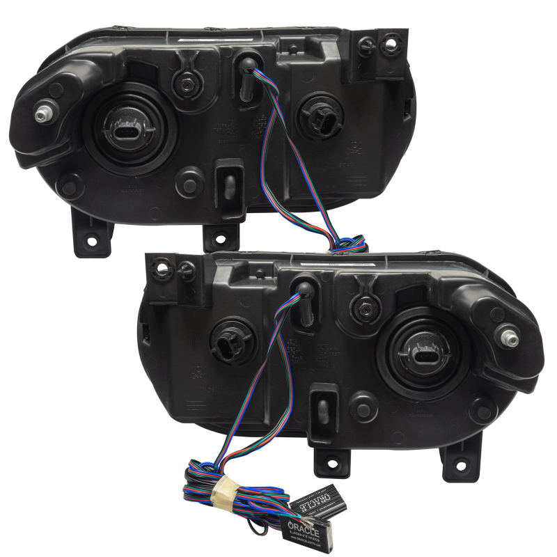 Dodge Challenger Headlight Assemblies - ORACLE Lighting - ColorSHIFT w/ BC1 Controller - `08-`14