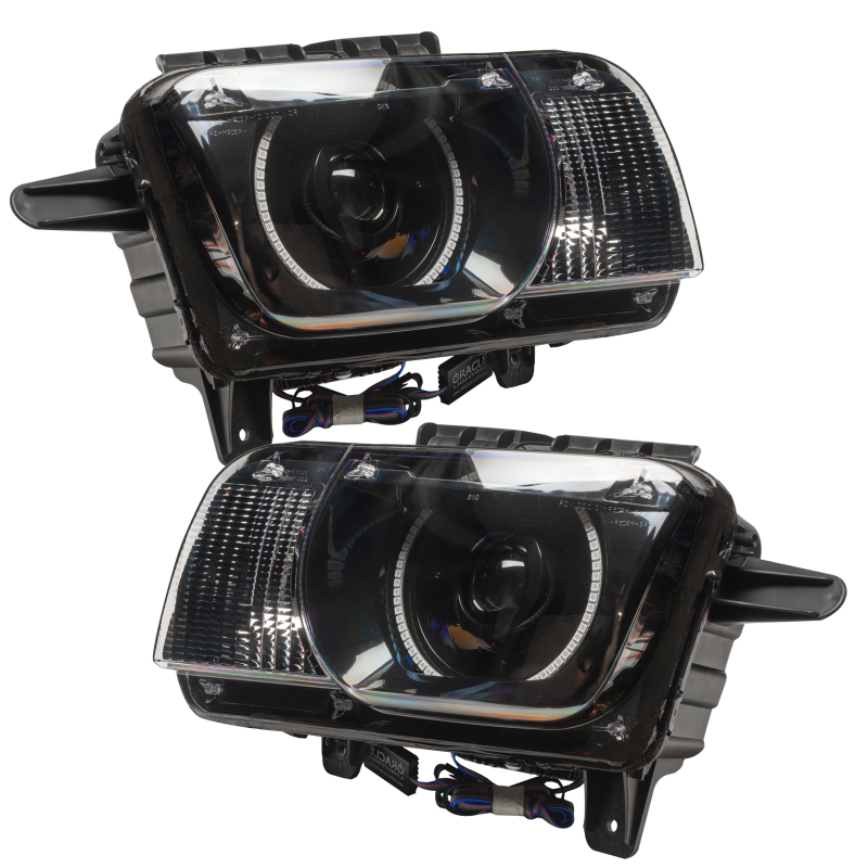 Chevrolet Camaro RS Headlight Assembly - ORACLE Lighting - SMD Pre-Assembled with ORACLE Halos - White - `10-`13