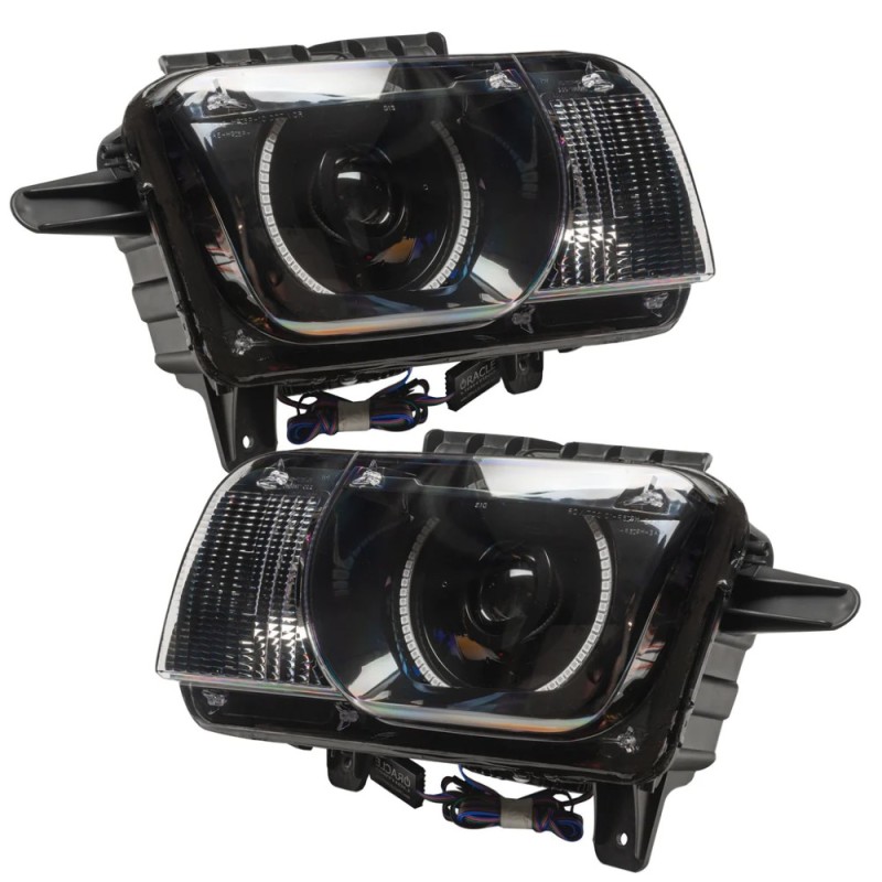 Chevrolet Camaro RS Headlight Assembly - ORACLE Lighting - SMD HL (RS) - ColorSHIFT w/ BC1 Controller - ColorSHIFT - `10-`13