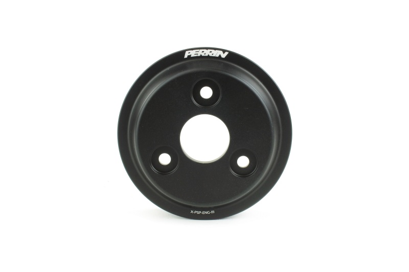 Subaru WRX Water Pump Pulley - Perrin Performance - Lightweight - Black - `22-`25