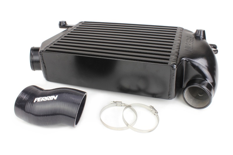 Subaru WRX Top Mount Intercooler - Perrin Performance - Black - `15-`21