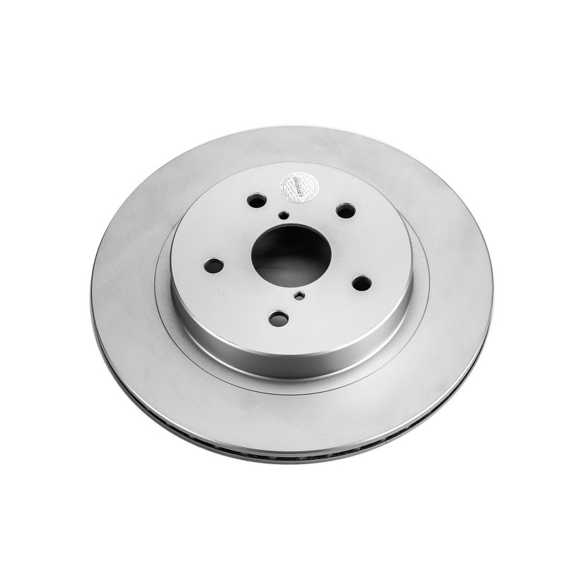 Subaru Legacy Brake Rotor (1) - Rear - PowerStop - Evolution Geomet Coated - Silver - `15-`18