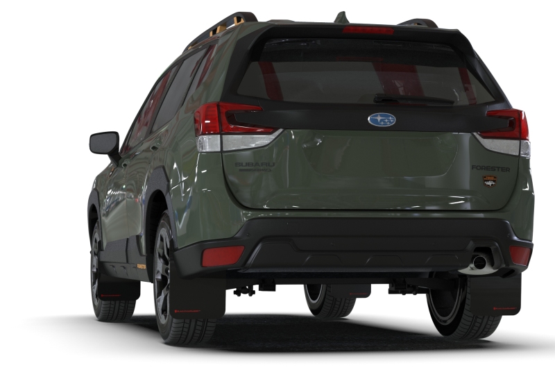 Subaru Forester Mud Flap - Rally Armor - UR Black Flap/Grey Logo - Black - `22-`24