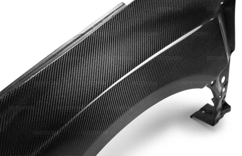 Subaru WRX Fender - Seibon - 10mm Wider Carbon Fiber - Carbon Fiber - `11-`14