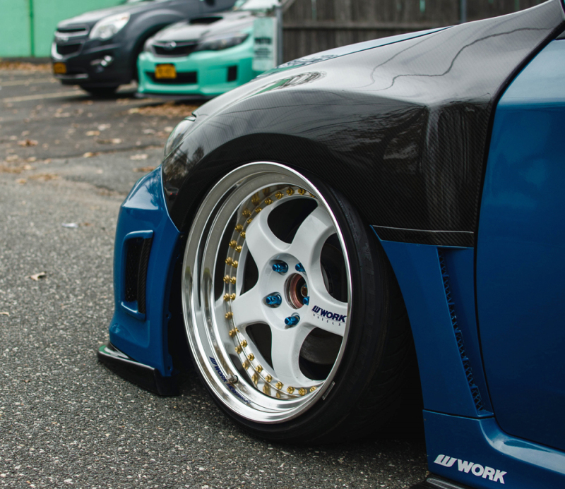 Subaru WRX Fender - Seibon - 10mm Wider Carbon Fiber - Carbon Fiber - `11-`14