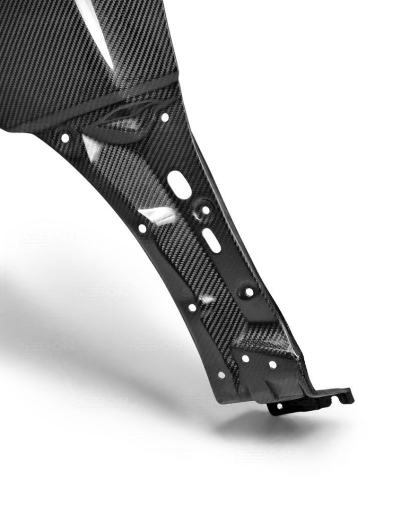 Subaru WRX Fender - Seibon - 10mm Wider Carbon Fiber - Carbon Fiber - `11-`14