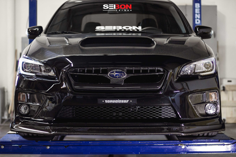 Subaru WRX Grill - Front - Seibon - OEM Carbon Fiber - `15-`17