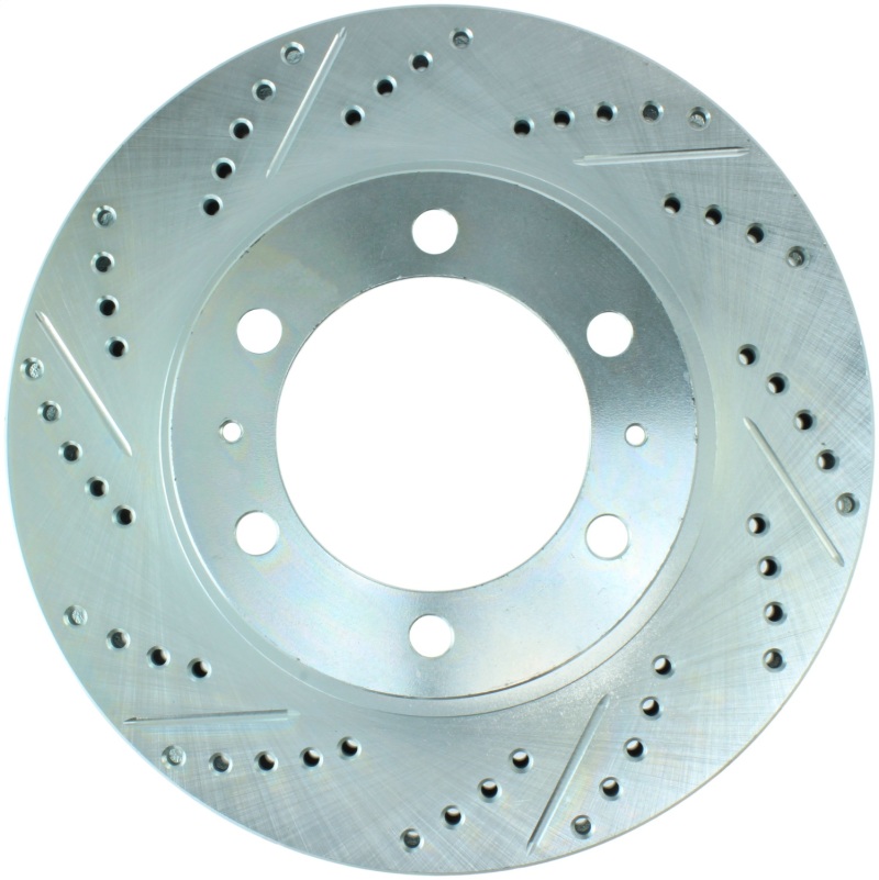 Toyota Tacoma Brake Rotor (1) - Front Right - Stoptech - Slotted & Drilled - `05-`19