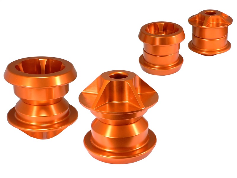Chevrolet Camaro Engine Mount Set - Rear - aFe - PFADT Series - Orange - `10-`14