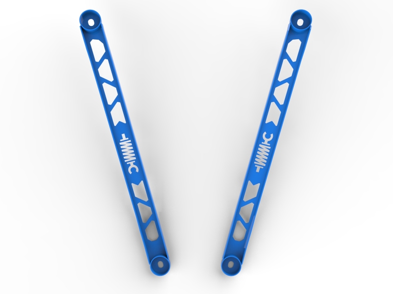 Toyota GR Supra Strut Brace - Front - aFe - 304 Stainless Steel - Blue - `20-`23