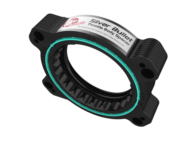 Chevrolet Corvette Throttle Body Spacer - aFe - Silver Bullet - Black - `20-`25