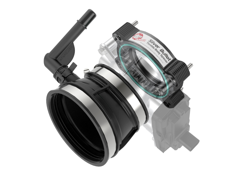 Chevrolet Corvette Throttle Body Spacer - aFe - Silver Bullet - Black - `20-`25