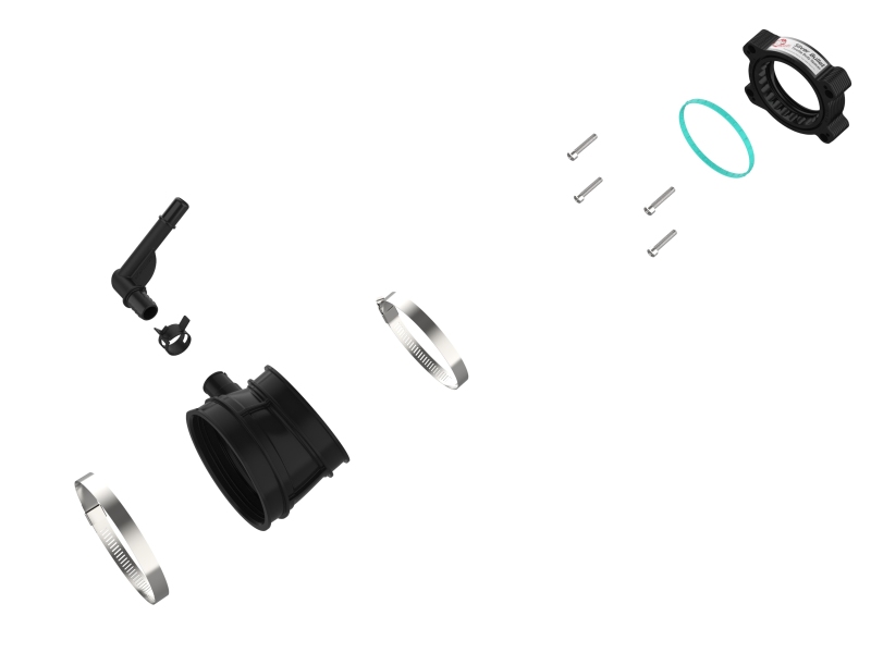 Chevrolet Corvette Throttle Body Spacer - aFe - Silver Bullet - Black - `20-`25