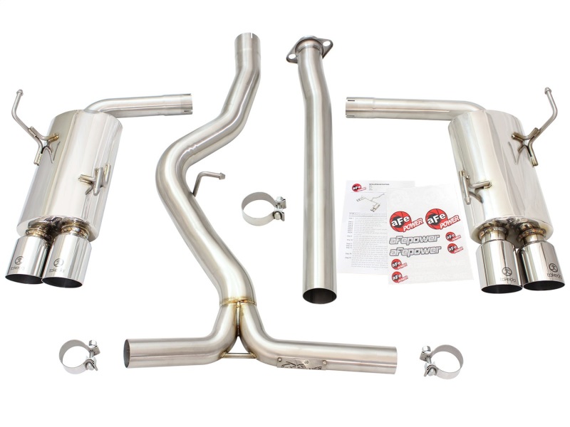 Subaru WRX Performance Exhaust - aFe - Takeda 3in SS Cat Back - Polished - `15-`20