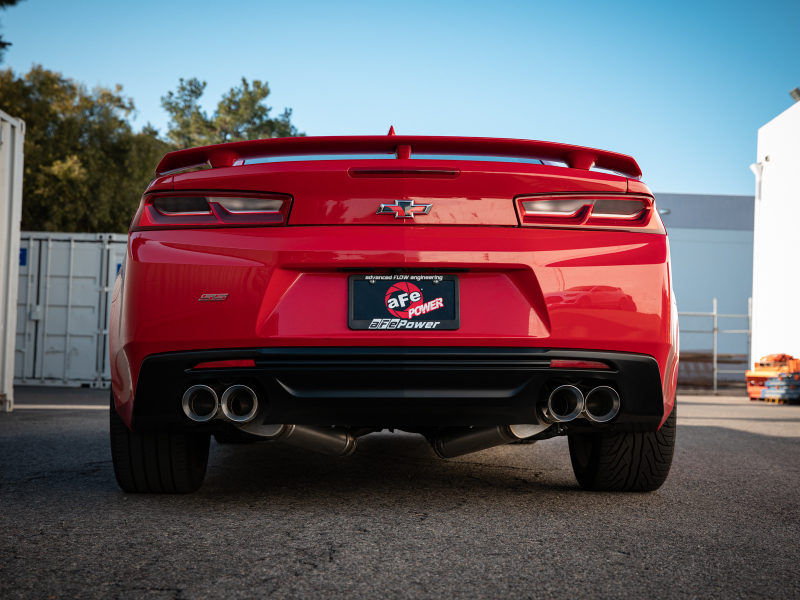 Chevrolet Camaro SS Performance Exhaust - Rear - aFe - MACH Force-Xp Axle-Back - Polished - `16-`21