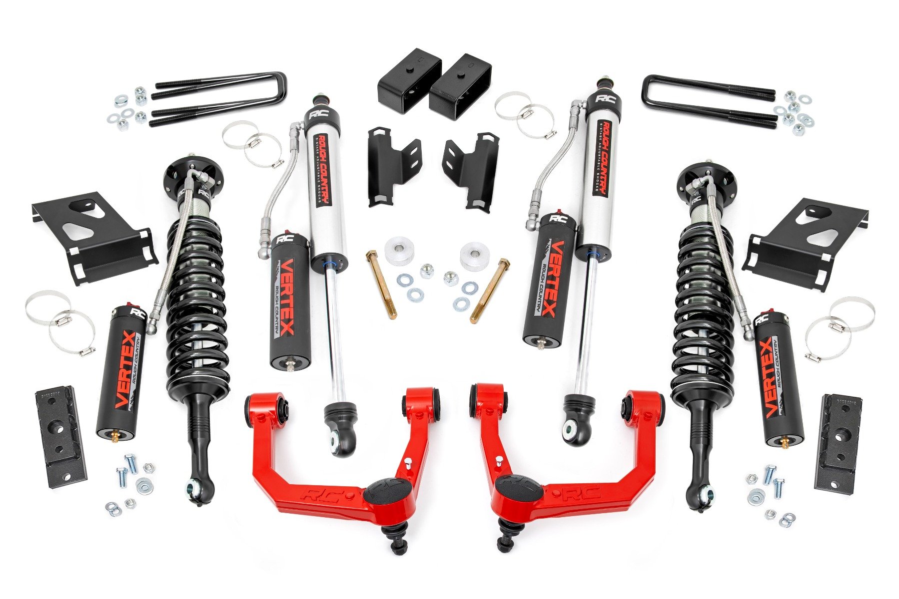 Toyota Tacoma Lift Kit - 3.5 Inch - Red UCA - Vertex Coilovers - 4WD (2005-2023)