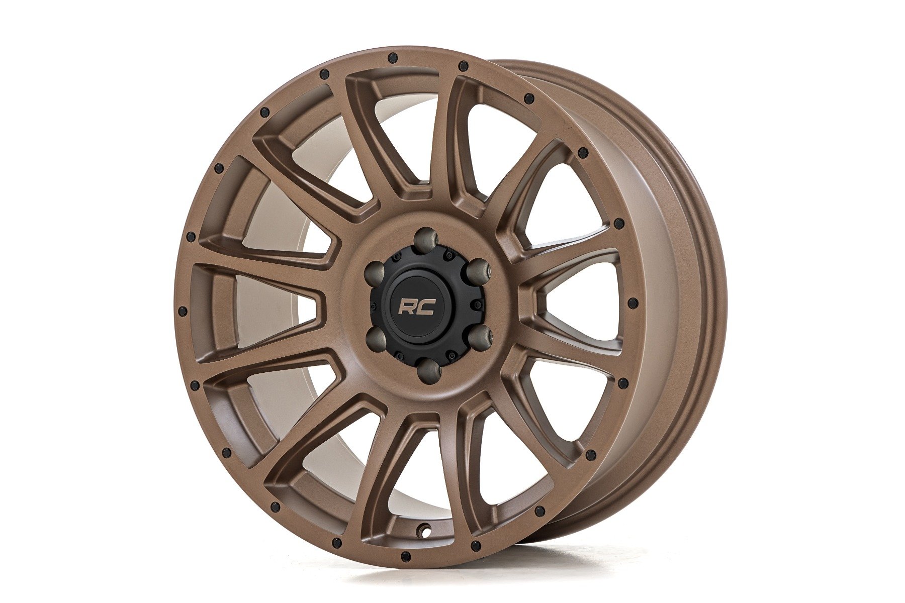 Custom Wheel 90 Series Wheel - One-Piece - Bronze | 18x9 | 8x180 | 0mm - Rough Country