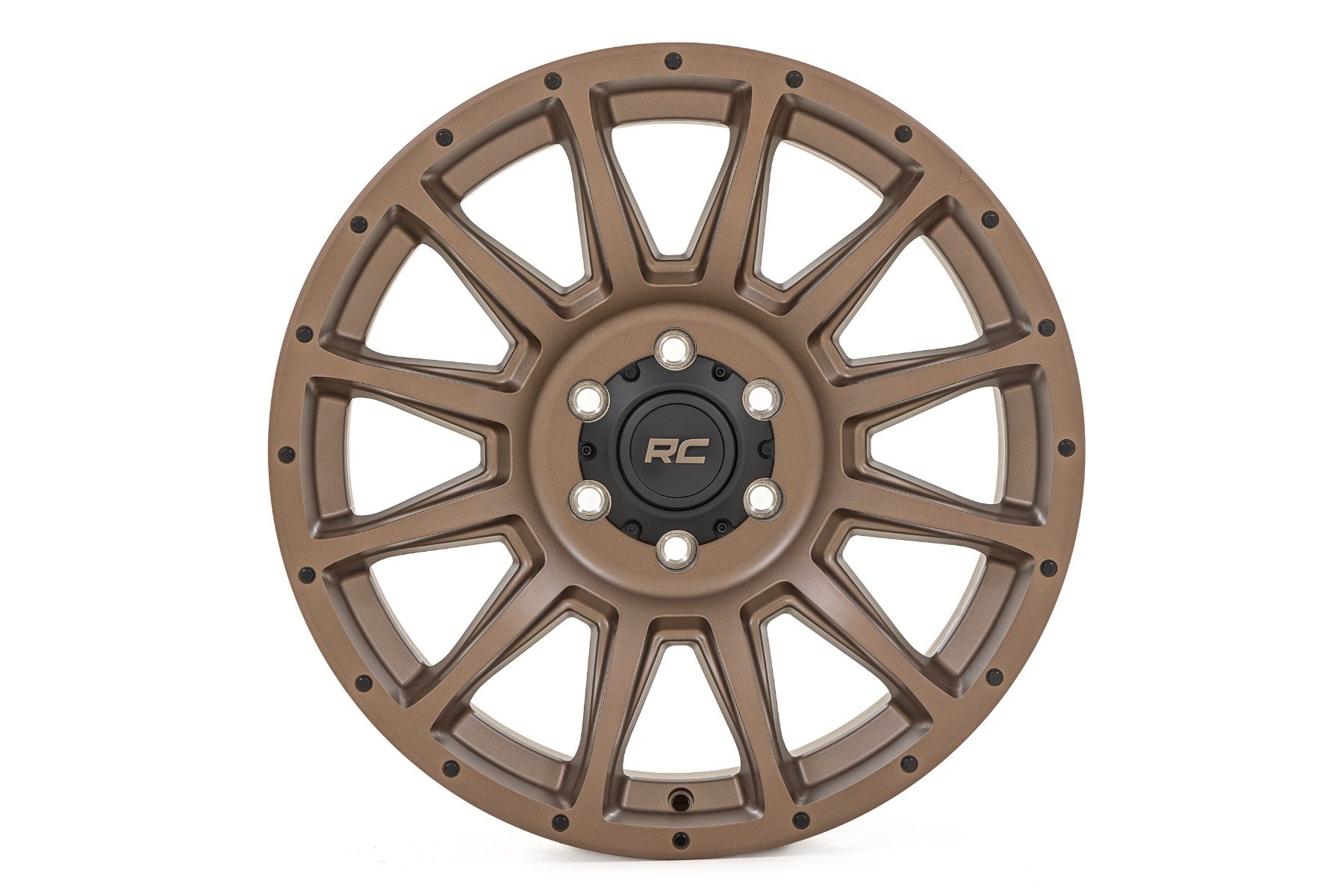 Custom Wheel 90 Series Wheel - One-Piece - Bronze | 20x10 | 6x135 | -19mm - Rough Country