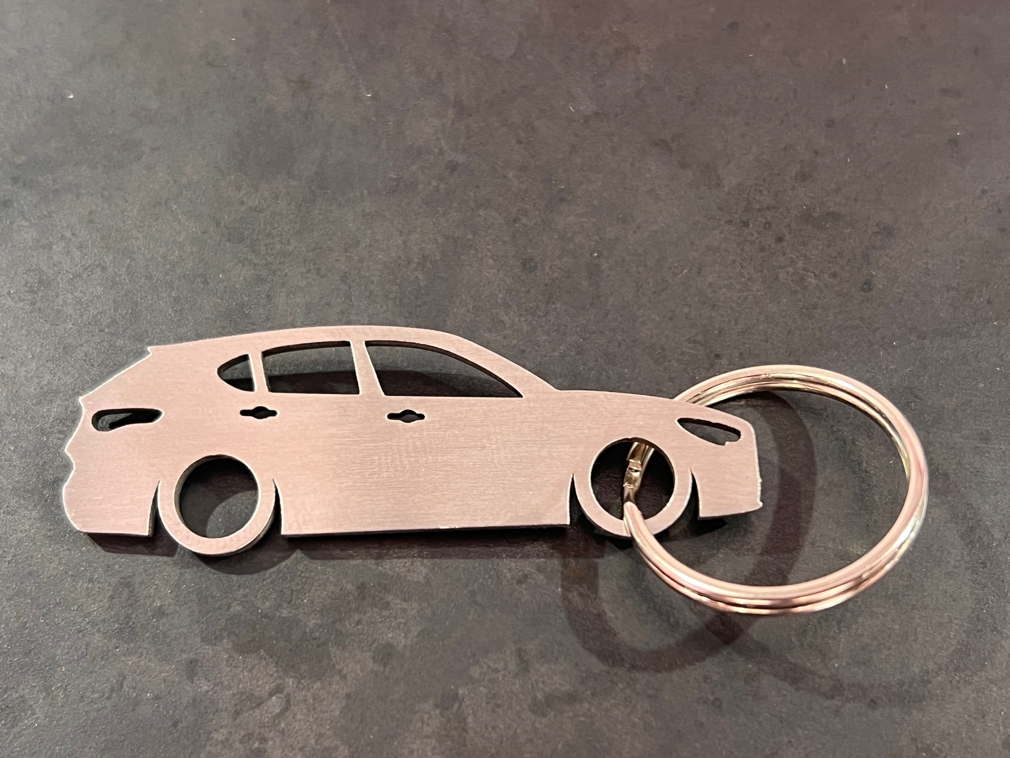 Alfa Romeo Stelvio Keychain - silhouette design