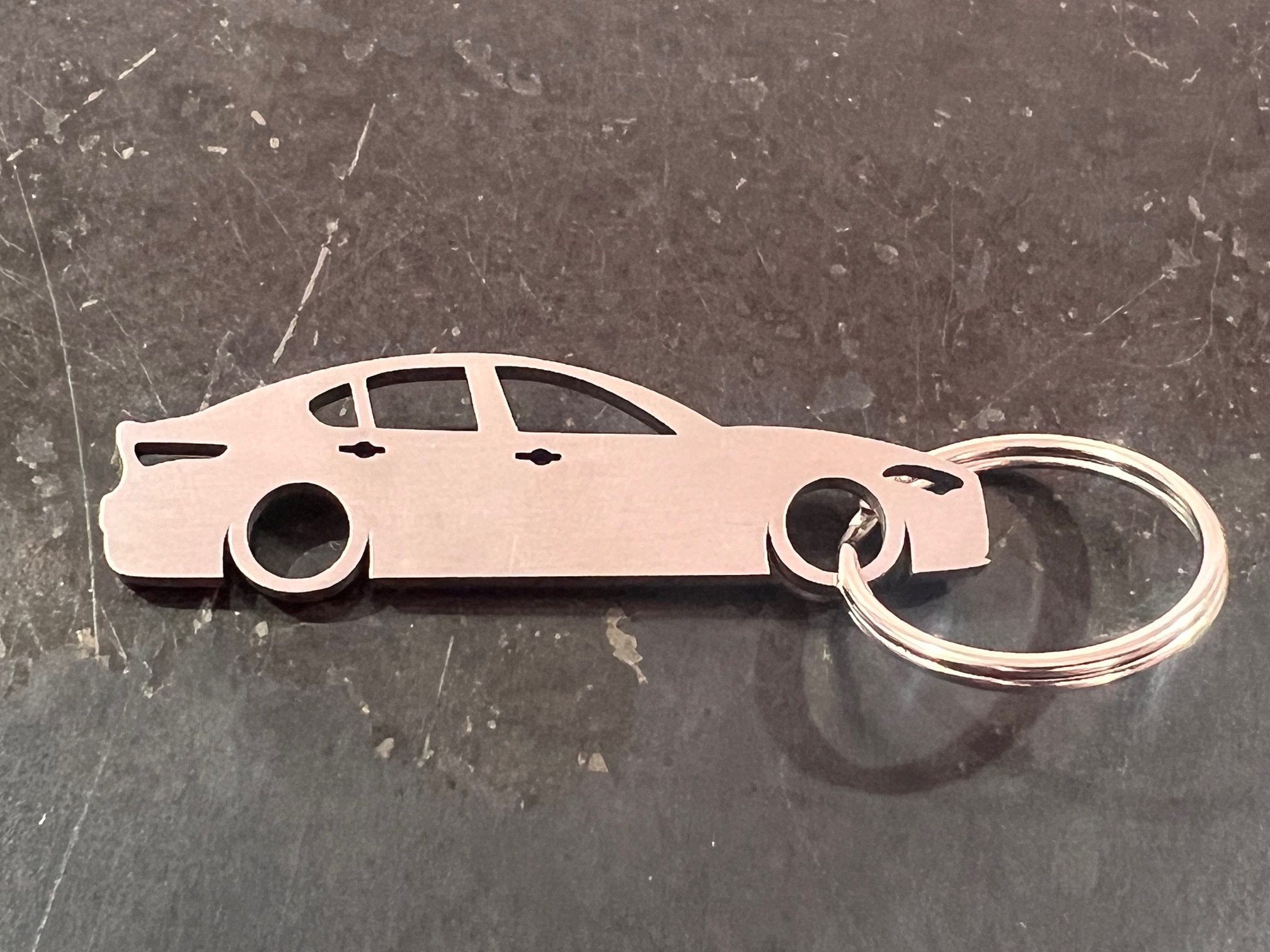 Alfa Romeo Giulia Keychain - silhouette design