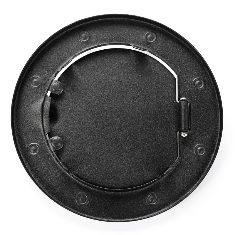 Jeep Wrangler JK Gas Cap Door - Rugged Ridge - Non-Locking - Textured Black - `07-`18