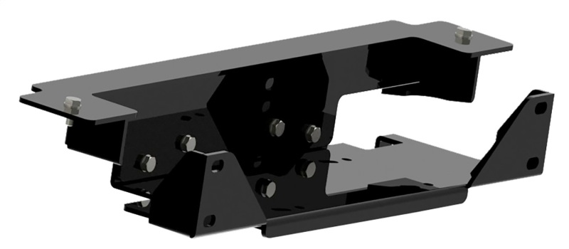 Jeep Wrangler JK Winch Plate - Front - Rugged Ridge - Spartacus - Black - `07-`18