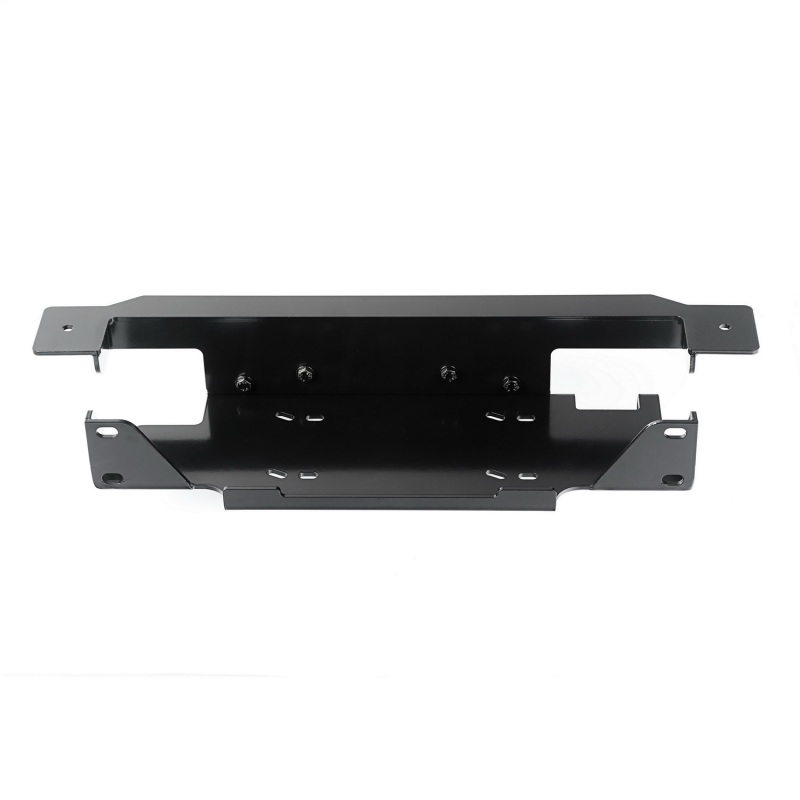 Jeep Wrangler JK Winch Plate - Front - Rugged Ridge - Spartacus - Black - `07-`18