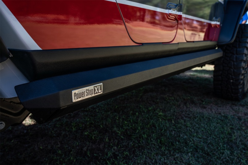 Jeep Gladiator Rocker Panels - Rugged Ridge - Body Armor - Matte Black - `20-`22