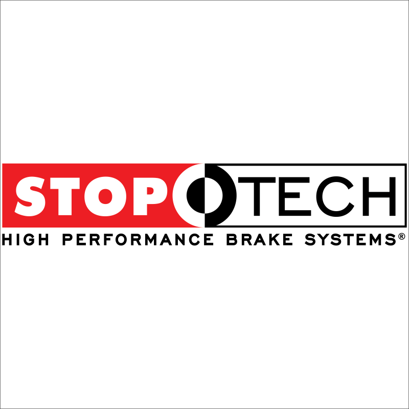 Honda Civic Brake Rotor (1) - Front Right - Stoptech - Slotted & Drilled - `90-`00