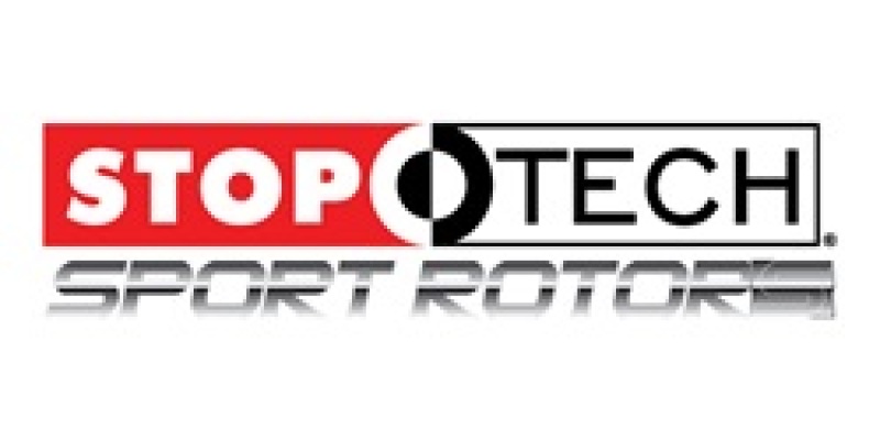Honda Civic Brake Rotor (1) - Rear Right - Stoptech - Slotted & Drilled - Black - `06-`15