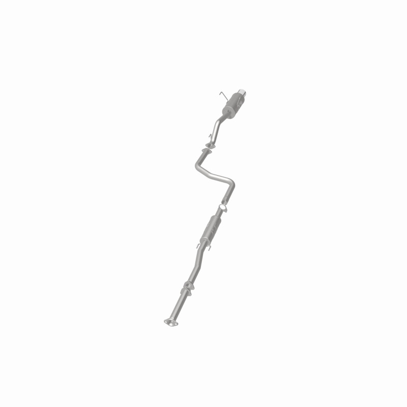Honda Civic Performance Exhaust - Single Straight Passenger Side Rear - Magnaflow - Street Series Cat-Back - Polished - 1.6L - `92-`00
