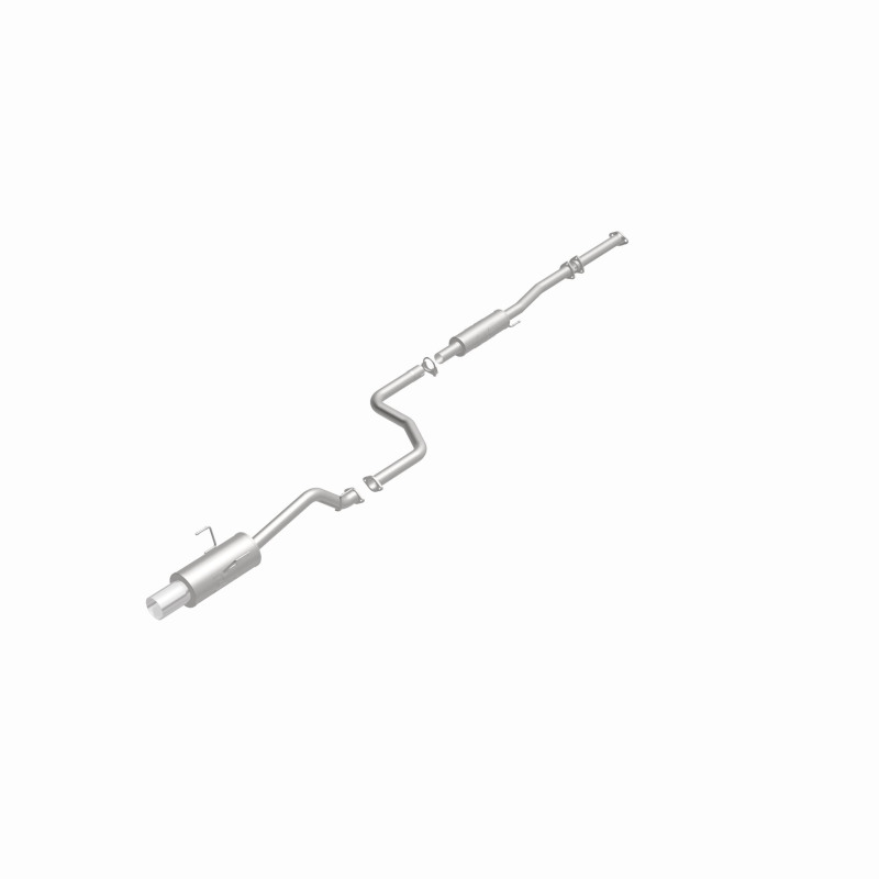 Honda Civic Performance Exhaust - Single Straight Passenger Side Rear - Magnaflow - Street Series Cat-Back - Polished - 1.6L - `92-`00