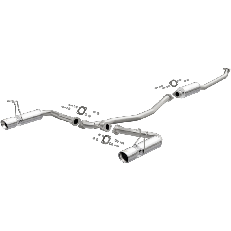 Honda Civic Performance Exhaust - Rear - Magnaflow - Street Series Cat-Back - Polished - 1.5L - `16-`20