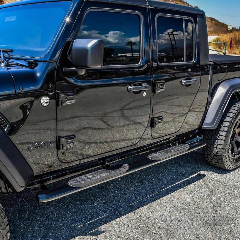 Jeep Gladiator Nerf Bars - Westin - PRO TRAXX 4 Oval - Black - `20-`22