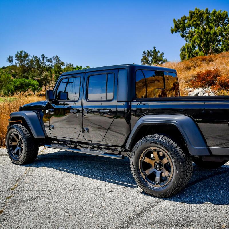 Jeep Gladiator Nerf Bars - Westin - PRO TRAXX 4 Oval - Black - `20-`22