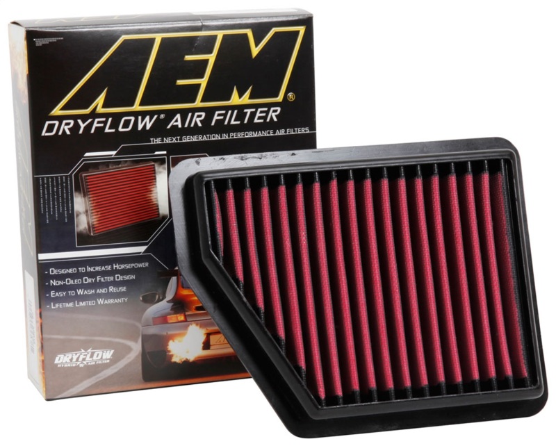 Honda Civic Performance Air Intake - AEM Induction - Non Type R 2.0L L4 F/I DryFlow Filter - 2.0L - `16-`18