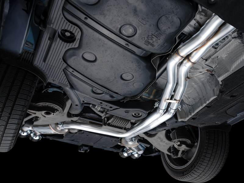 Porsche Macan Performance Exhaust - AWE Tuning - Touring Edition Catback - Chrome Silver - 2.9TT - 2022+