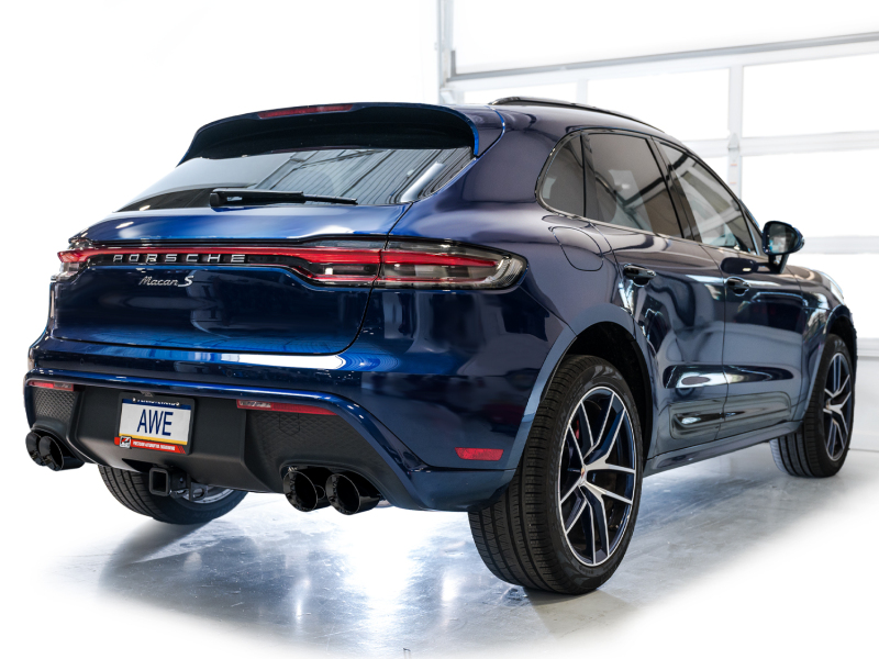 Porsche Macan Performance Exhaust - AWE Tuning - Touring Edition Catback - Diamond Black - 2.9TT - 2022+