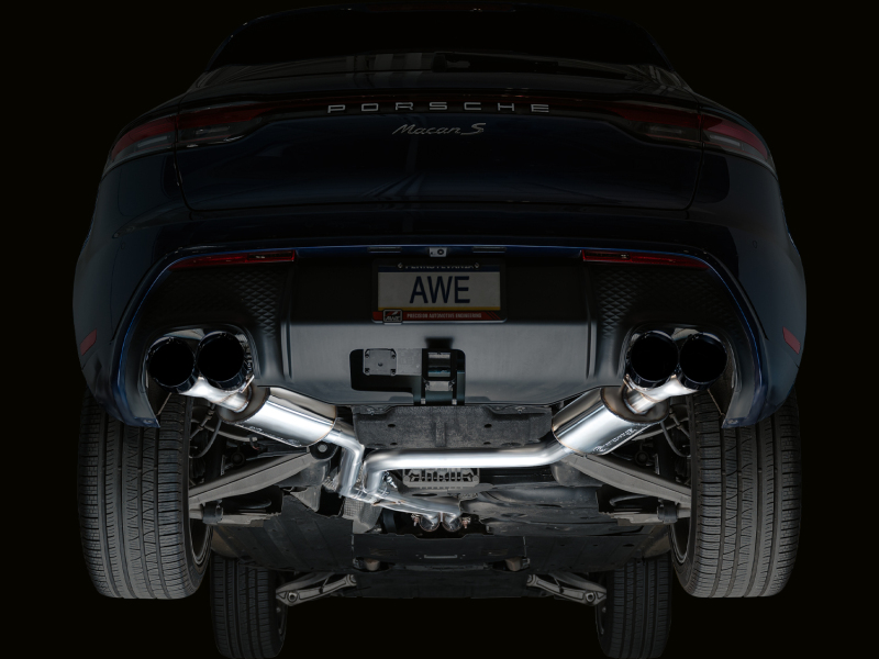 Porsche Macan Performance Exhaust - AWE Tuning - Touring Edition Catback - Diamond Black - 2.9TT - 2022+