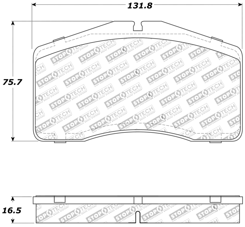 Porsche 911 Brake Pads - Front - Stoptech - Sport - `93-`98