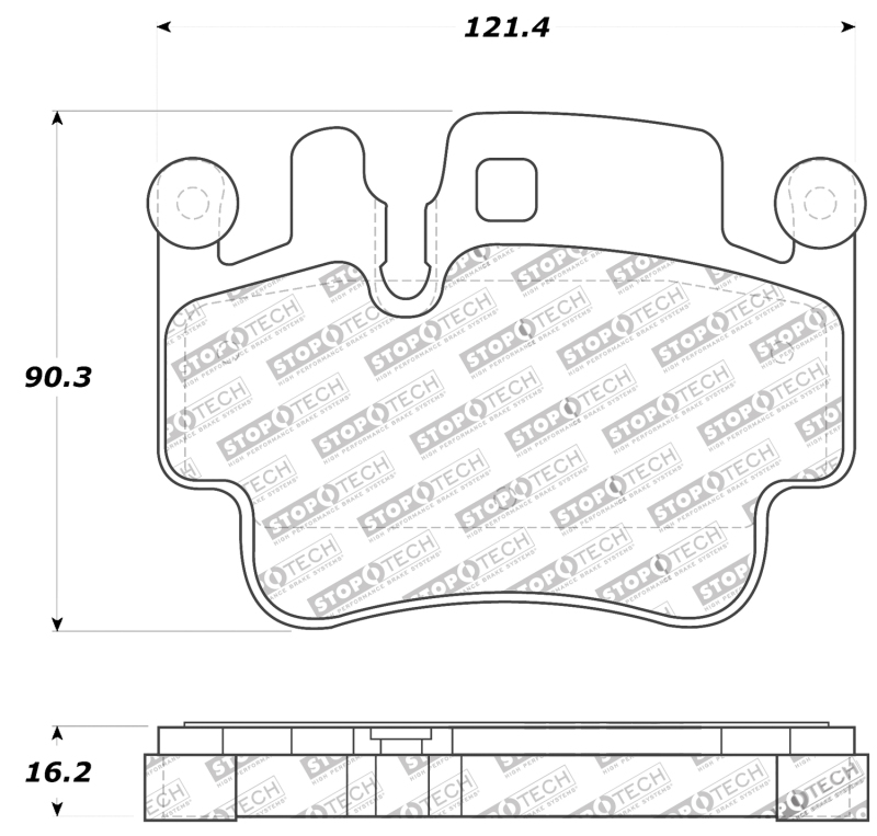 Porsche 911 Brake Pads - Stoptech - Sport - `02-`05