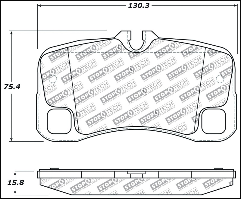 Porsche 911 Brake Pads - Stoptech - Sport - `07-`13