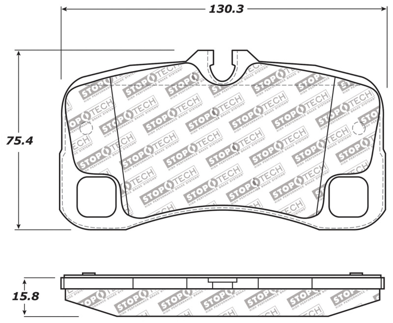 Porsche 911 Brake Pads - Stoptech - Sport - `07-`13