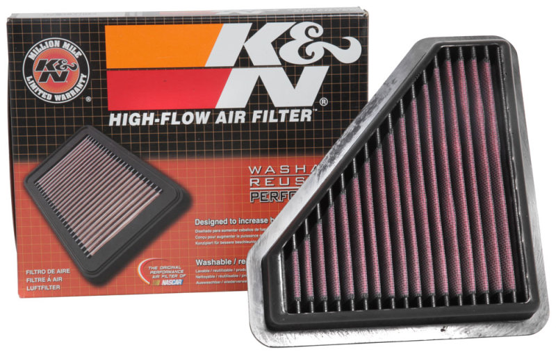 Honda Civic Performance Air Intake - K&N Engineering - Drop In Air Filter - 1.4L - `12-`17