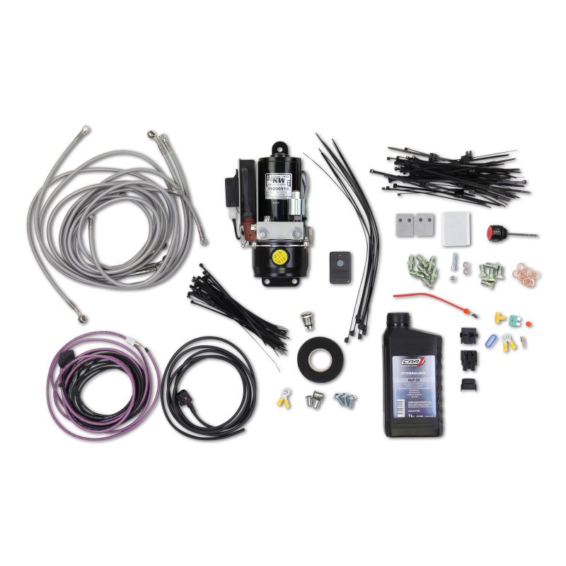 Porsche 911 Suspension Lift Kit - Front + Rear - KW - KW V3 Coilover + HLS4 Hydraulic Lift System - `07-`13